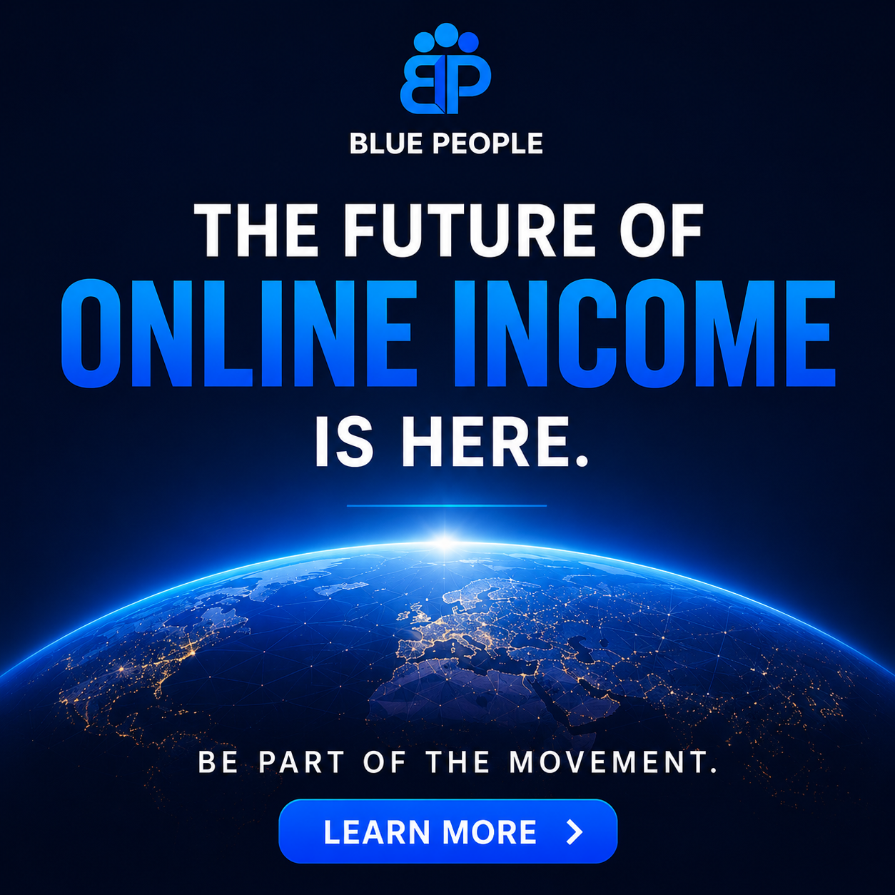 BluePeople Making Money Online Poster